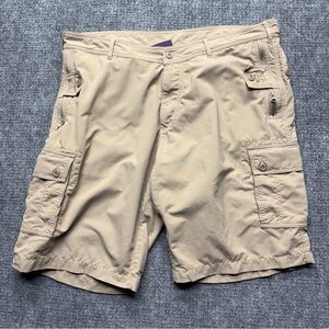 Clothing Arts Cargo Shorts Men 38 Khaki  P^Cubed Pick-Pocket Proof Travel Hiking